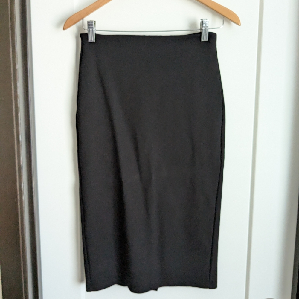 Mango Black Pencil Skirt